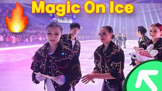 🔥 Alexandra Trusova and Anna Shcherbakova returned to the Olympic ice❗️ 😱 Magic on Ice in China [upl. by Keel]