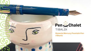 Watch this Shorts Video of the New Tibaldi Bononia Mercury Fountain Pen [upl. by Aicil]