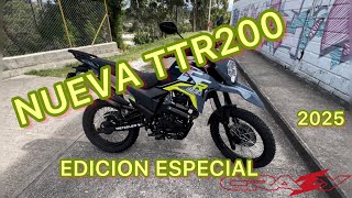 Nueva AKT TTR 200 Edición especial 2025 [upl. by Anielram329]