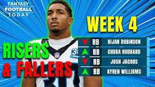 Week 4 Recap Risers amp Fallers Injury News GamebyGame Breakdown  2024 Fantasy Football Advice [upl. by Dleifxam]