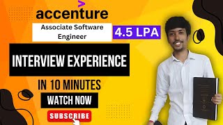 Accenture Associate Software Engineer Interview Experience  Candidate Insights amp Tips [upl. by Tirb930]