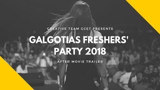 OFFICIAL FRESHERS PARTY 2018 TRAILER ft DJ PERISHA  CREATIVE J  GALGOTIAS COLLEGE [upl. by Pinckney645]