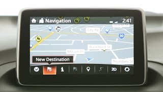 How To use Satellite Navigation MZD Connect [upl. by Aelaza]