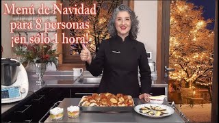 Menú de Navidad para 8 personas en 1 hora con Thermomix® TM6 TM5 TM31 [upl. by Nnylrats]