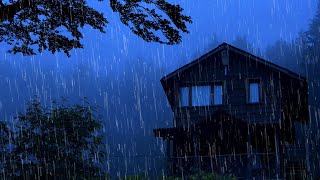 Barulho de Chuva para Dormir e Relaxar  Som de Chuva no Telhado Vento e Trovoadas 8 Sleep Sounds [upl. by Acirem]