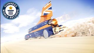 The 1000mph Car Inside Bloodhound SSC  Guinness World Records [upl. by Aicenev257]