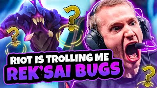 RIOT IS TROLLING MEEEE WITH REKSAI BUGS  Jankos [upl. by Imefulo]