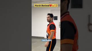 Harsh Beniwal♥️😍🏏 harshbeniwal mohitchikara ecl samajhraheho beniwal ajazkhan controversy [upl. by Atiekram937]