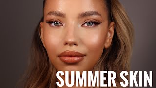 Summer Skin Makeup Tutorial  Claudia Neacsu [upl. by Marsh]