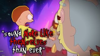 The New Rick and Morty Voices Sound GOOD [upl. by Nnylyoj306]