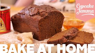 Jamaican Ginger Loaf Cake Recipe amp Tutorial  Cupcake Jemma [upl. by Naujej192]