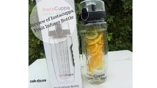 How to Use an Infuser BottleRecipesFruit Infuser Water Bottle Review [upl. by Markus]