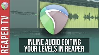 Reaper Quick Edit Volume Levels  Inline Audio Editing [upl. by Johnathan]