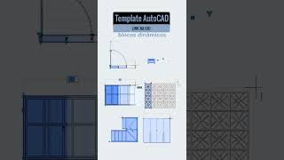 BLOCOS DINÂMICOS AUTOCAD I DYNAMIC BLOCK AUTOCADSHORTS [upl. by Nirrac]