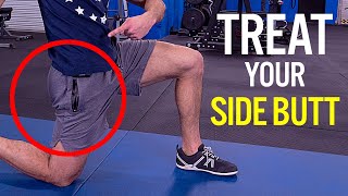 SelfTreatment for the Side Butt 🍑 Glute Medius Stretches amp Exercises [upl. by Amoeji980]