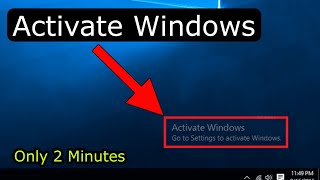 activate windows go to settings to activate windows 10  tech 100m [upl. by Merlina]