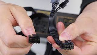 Seasonic Tutorial  Connecting power supply cables [upl. by Adimra]