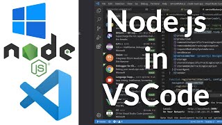 How to Run Nodejs in Visual Studio Code  Nodejs in VSCode [upl. by Sophey90]