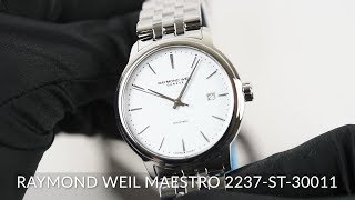 Raymond Weil Maestro 2237ST30011 [upl. by Acebber]