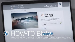 Purchase new features and functions from the BMW ConnectedDrive Store – BMW HowTo [upl. by Koralle]