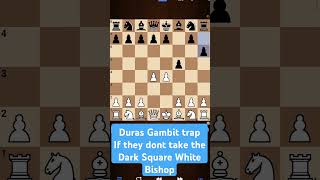 Duras Gambit trap chessgames chess [upl. by Michail149]