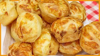 PÃO de QUEIJO de LIQUIDIFICADOR I SUPER RÁPIDO I DELICIOSO I FÁCIL I Receitas de Pai [upl. by Lumpkin]