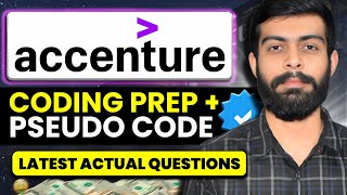 Accenture Coding Questions amp Answers  Latest Pseudo Code Questions asked in Accenture🔥 [upl. by Eikin]