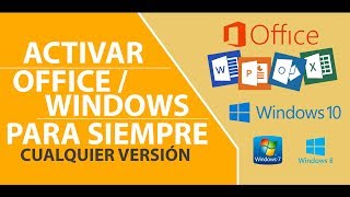 Como Activar Office amp Windows Permanentemente ► Cualquier Versión  Fácil y Rápido  2019  2020 [upl. by Dranreb911]