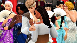 SEPARATED AT BIRTH  part 3  THE CROWNA princess and prince story  SIMS 4 [upl. by Neetsirk]