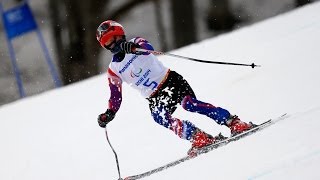 Marek Kubacka  Mens superG Visually Impaired  Sochi 2014 Paralympic Winter Games [upl. by Nicolina]