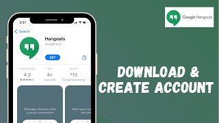 How to Download Hangouts App amp Create New Account 2021 [upl. by Zoarah]