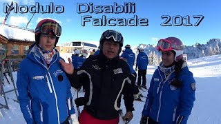 Allievi Maestri Sci Collegio Veneto Modulo Disabili Falcade 2017 [upl. by Topping833]