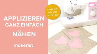 Applizieren  ganz einfach  makerist easy DIY [upl. by Fasa710]