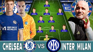 PALMER STARTS POWERFUL New CHELSEA Predicted Lineup VS INTER MILAN IN 4231 FORMATION [upl. by Assirat]