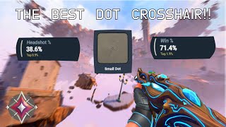 THE BEST DOT CROSSHAIR IN VALORANT [upl. by Lydell]