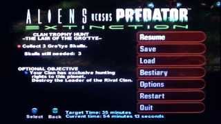 Lets play Aliens vs Predator Extinction PS2 Predator Campaign 14 [upl. by Jemine674]