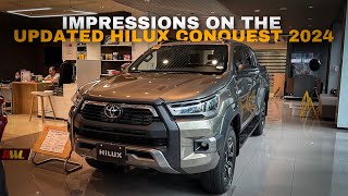 Impressions on the 2024 Hilux Conquest 4x2 AT [upl. by Esirahs]