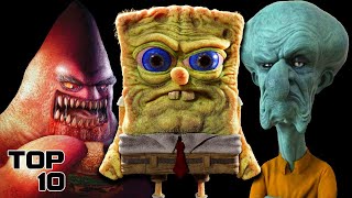 Top 10 Disturbing Spongebob Theories That Will Ruin Your Childhood FOREVER [upl. by Zetniuq]