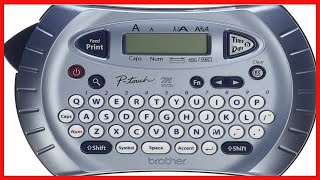 Brother Ptouch Label Maker Personal Handheld Labeler PT70BM Prints 1 Font in 6 Sizes amp 9 Type [upl. by Bremer852]