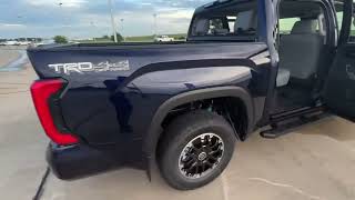 2022 Tundra SR5 Trd Offroad 4x4 in the beautiful blueprint color It has the premium package [upl. by Vizzone]