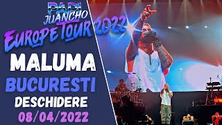 Concert Maluma Bucuresti  08 Aprilie 2022  intrare show deschidere [upl. by Adnamar390]