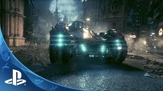 Official Batman Arkham Knight  Batmobile Battle Mode Reveal PS4 [upl. by Eillas291]