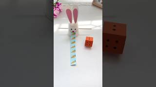 Use paper cups to make a rabbit that eats carrots youtubeshorts showbie nyscate trending diy [upl. by Bellda482]