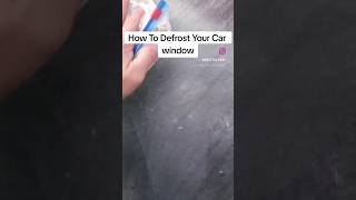 ‼️How To Defrost Your Car window deice windscreen your quickly car savetime deicing [upl. by Arraek]