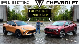 AFFORDABLE STYLE  2024 Chevy Trax vs 2024 Buick Envista Comparison [upl. by Llyrrad]