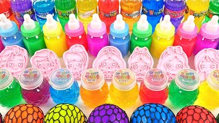 Satisfying Video l How to make Rainbow SlimeGround into Mixing All Slimes amp Fruity Cutting ASMR 99 [upl. by Nolur684]