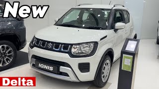 NEW IGNIS DELTA Updated Model 2024  Maruti Suzuki IGNIS 2024 Delta White Colour Review [upl. by Boeke]