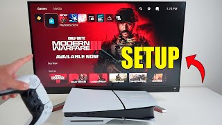 PlayStation 5 Slim Initial Setup Startup Dashboard and Gameplay [upl. by Underwood]