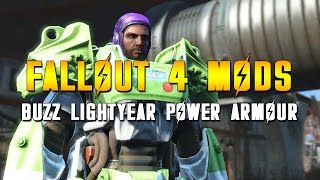 Fallout 4 Mods  Buzz Lightyear Power Armour [upl. by Adnilra]