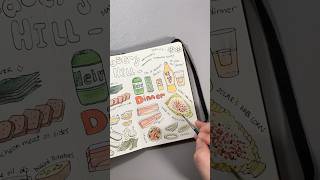 Travel Sketch  Frasers Hill mamamoo mamamootour moomoo travelsketchbook sketch friends food [upl. by Mihsah]